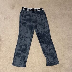 Hurley Kids Black Tie-Dye Jogger Pants